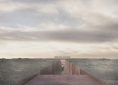 Corten Steel Meets Coastal Immersion in Thoughtful Community Space