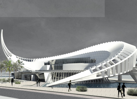 Textile Canopy and Solar Panels Define Sustainable Transit Hub Design