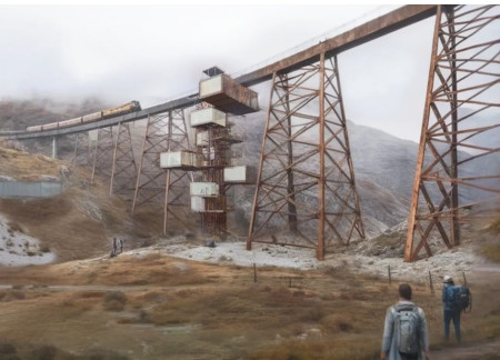 Corten Steel Structures Elevate Artistic Spaces in the Andes