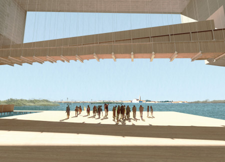 Liminal Spaces Defined by Cantilevered Structures and Sustainable Natural Materials