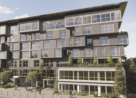 Charred Wooden Shingles and Transparent Facades Redefine Urban Hospitality