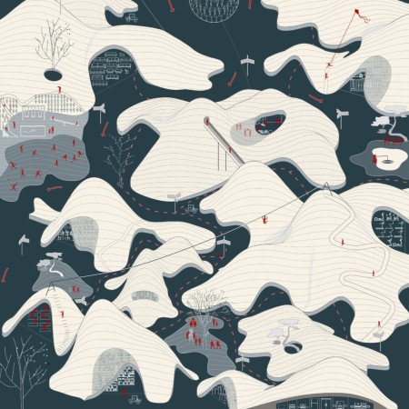 Curvilinear Storage Solutions Enhanced by Cross-Laminated Timber and Natural Light