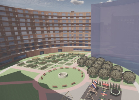 Charred Wooden Shingles and Steel Framework Create Resilient Community Space