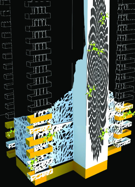 Sunflower-Inspired Facades Featuring Ultra-High-Performance Concrete and Flexible Modular Units in Residential Housing