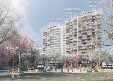 Recycled Concrete and Flexible Modularity in a Sustainable Housing Community