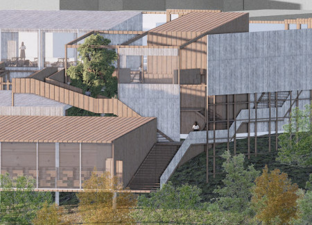 Charred Wooden Shingles and Cross-Laminated Timber Unite in a Sustainable Visitor Center