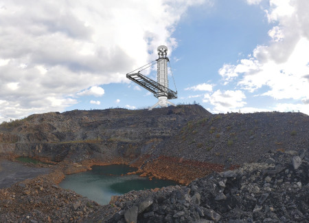 Charred Wood Shingles and Recycled Steel Elements in a Multifunctional Community Hub