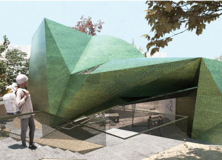 Translucent Polycarbonate Panels and Green Roofs Redefine Educational Spaces in Sloped Terrain