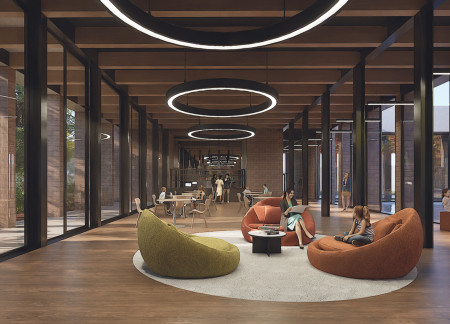 Rammed Earth and Steel Framework Create Flexible Learning Environments in an Eco-Friendly School Building