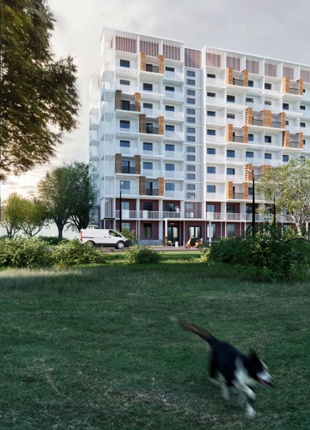 Steel Framework and Multifunctional Spaces Enhancing Urban Resilience in Housing Reconstruction