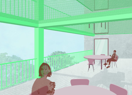 Charred Wooden Shingles and Energy-Efficient Insulation in Modular Residential Solutions