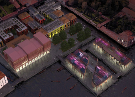 Recycled Metal Fa&ccedil;ade and Biophilic Greenhouses Enhance Community Connectivity in Venice