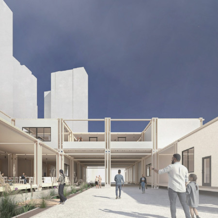 Modular Rainwater Management Facility Constructed with Permeable Pavement and Sustainable Timber Elements