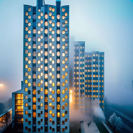 Charred Timber Cladding and Recycled Materials Forming Community-Centric Urban Spaces