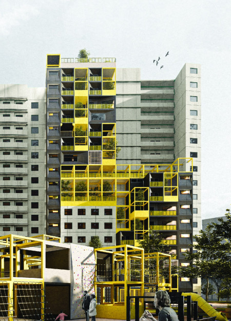 Solar-Powered Green Roofs and Modular Units in Urban Living Solutions