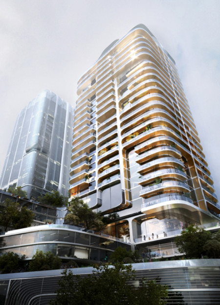 Vertical Gardens Enhanced by Biophilic Design Utilizing Glass and Sustainable Materials