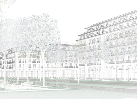 Limestone Facades and Green Spaces Transforming Urban Connectivity