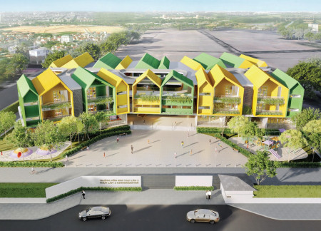 Green Roofs and Flexible Classrooms: a Child-Centric Educational Environment Crafted with Natural Light