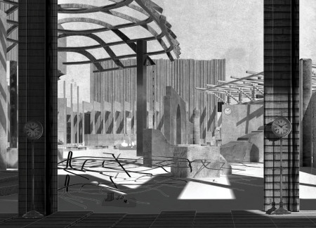 Exploring Temporal Integration Through Brick and Glass in a Multi-Purpose Community Space