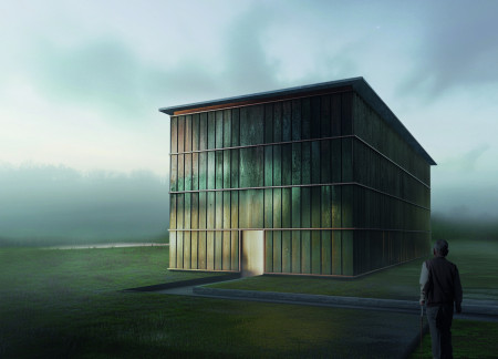 Charred Wooden Shingles and Sustainable Timber Create a Tranquil Community Haven