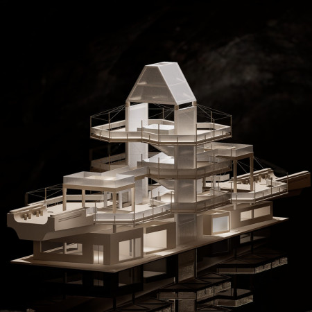 Sail-Inspired Structure with Cross-Laminated Timber Panels Along the Yangtze River