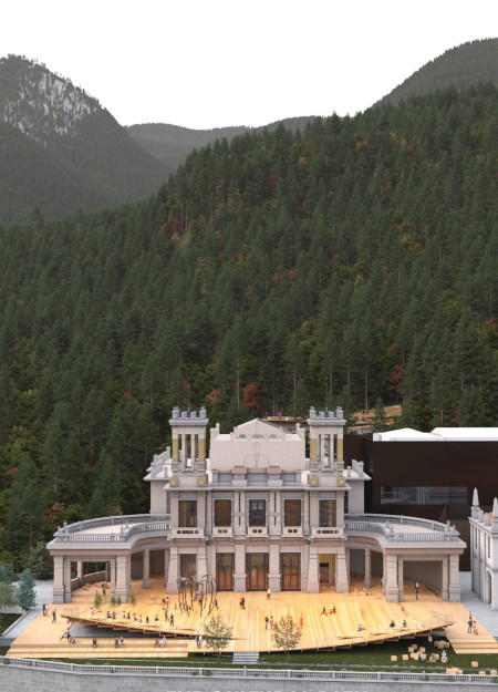 Integration of Glass Facades and Reinforced Concrete in Historic Cultural Venue