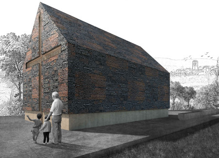 Salvaged Stones and Natural Light Illuminate a Resilient Community Space