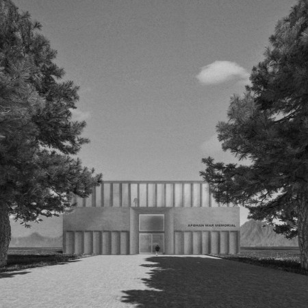 Memorial Gardens Crafted with Concrete and Glass Offering Healing Spaces for Community Reflection