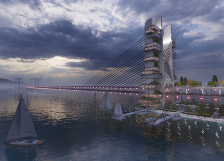 Elevated Green Roofs and Community-Centric Spaces Foster Ecological Restoration Near Lake Urmia