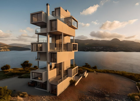 Vertical Living with Reinforced Concrete and Expansive Glass Panels in a Multi-Family Tower