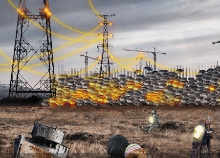 Hexagonal Community Structure Integrated with Cross-Laminated Timber and Sustainable Waste Solutions