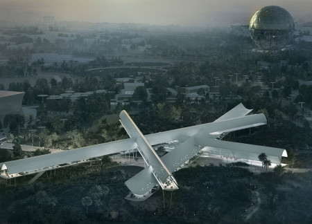 Charred Wooden Cladding Enhances Connectivity in a Sustainable Community Hub