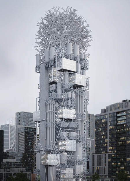 Fractal Structure Enhanced with Geotextiles for Efficient Urban Water Management