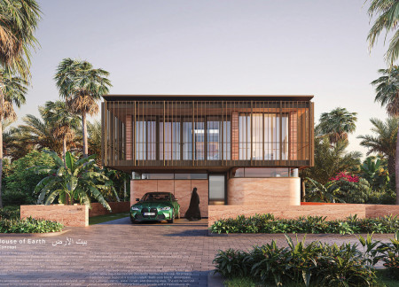 Rammed Earth Walls and Natural Light Define a Harmonious Residential Sanctuary