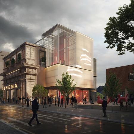 Transformed Cultural Hub Featuring Glass Facades and Sustainable Concrete Structures