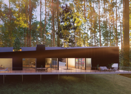 Charred Wooden Shingles and Local Timber Creating a Contemporary Longhouse for Communal Living