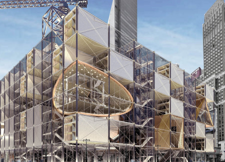 Charred Wooden Shingles and Cross-Laminated Timber Panels Enhance Community-Centric Spaces for Urban Migrants