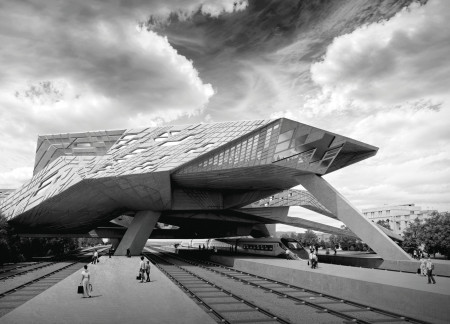 Robotic Fabrication with Angular Facades in Reinforced Concrete Building