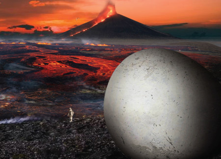 Egg-Shaped Shelter Featuring Gyroscopic Stability and Insulated Panels for Volcanic Protection