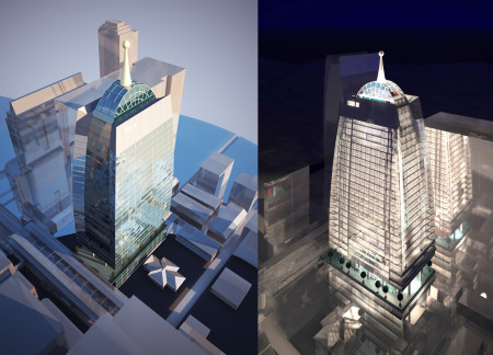 Sustainable Glass Facades and Green Terraces Creating a Dynamic Urban Fashion Hub