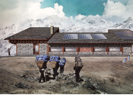 Charred Wooden Shingles and Local Stone Create a Sustainable Mountain Retreat