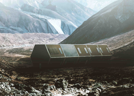 Cross-Laminated Timber Modules Nestled in the Himalayas with Sustainable Design Elements