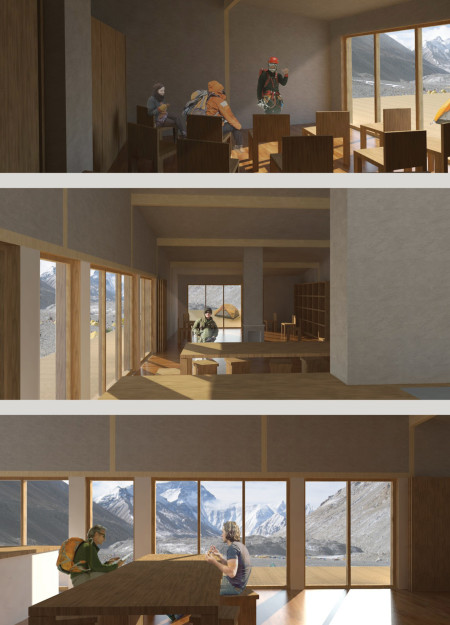 Geothermal Thermal Mass with Local Stone and Straw Insulation in Mountain Retreat