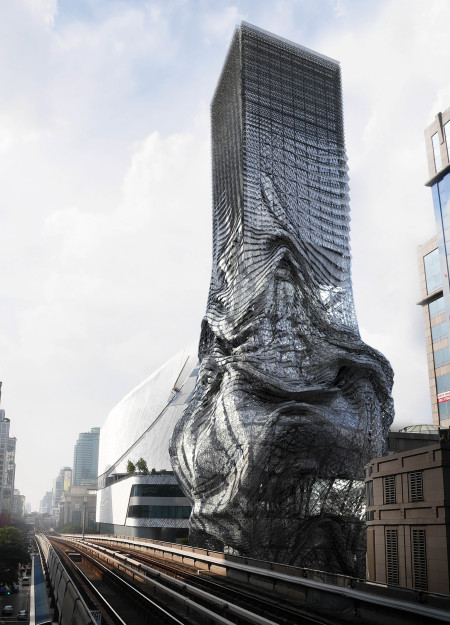 Textile-Inspired Facade Crafted from Lightweight Materials in a Tropical Education Hub