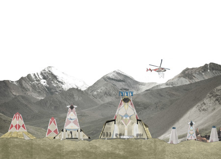 Hydroponic Gardens and Local Stone Integration in Sustainable Mountain Living