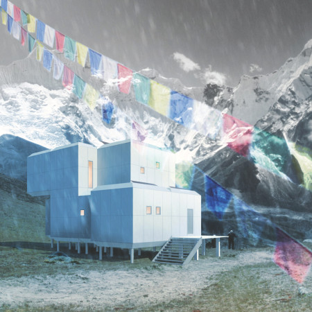 Sustainable Biogas Shelter Crafted from Recycled Aluminum and Advanced Insulation Systems in Remote Mountains