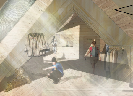 Polygonal Timber Retreat Featuring Local Stone and Copper Roofs in the Himalayas