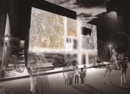 Embracing Reflection with Natural Light and Concrete Formations in a Multi-Function Memorial Space