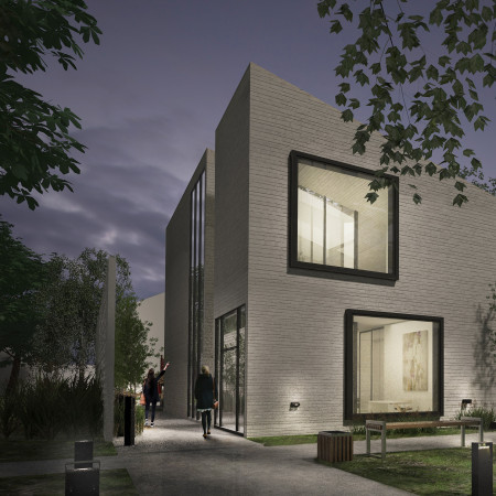 Perforated Brick Facade and Abundant Natural Light in a Therapeutic Community Center