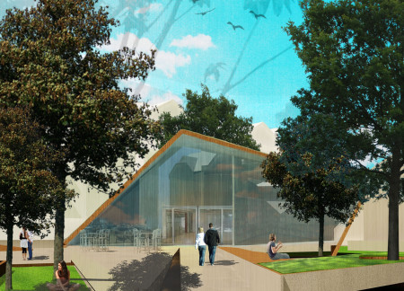 Charred Wooden Shingles Frame a Biophilic Retreat with Cross-Laminated Timber Structures